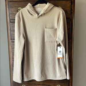 NWT RAINFOREST Light Tan Men's Hoodie Size L